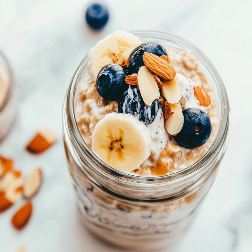 Overnight Oats with Almond Milk Recipe