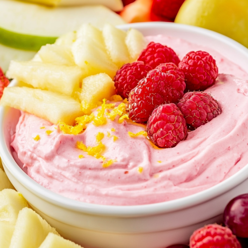 Raspberry Lemon Fruit Dip Recipe